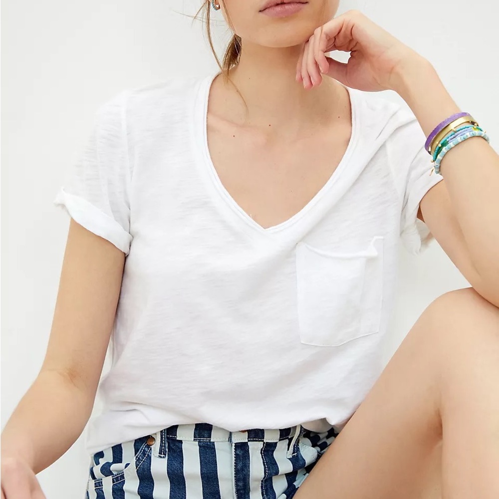 Anthropologie T.La Classic V-Neck Tee